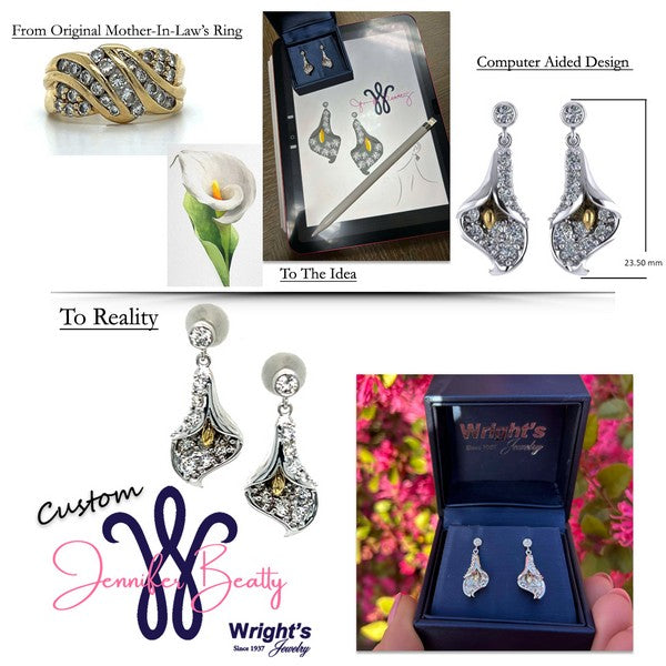 Custom Designed earrings Gallery