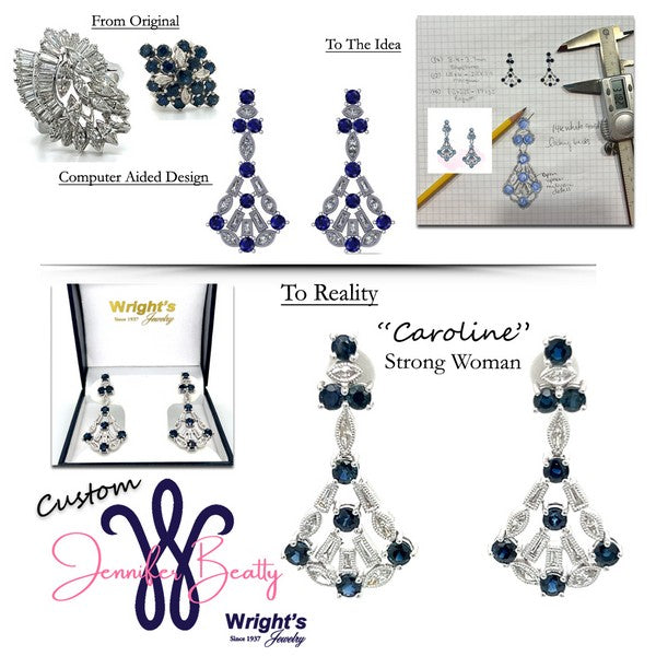 Custom Designed earrings Gallery