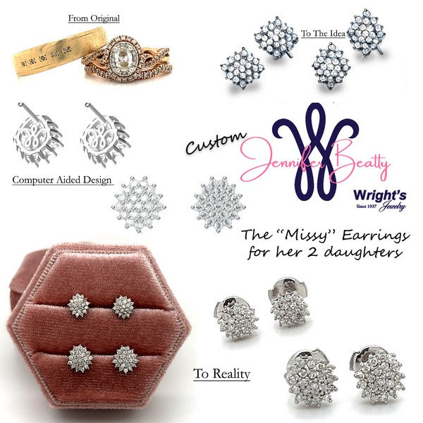 Custom Designed earrings Gallery