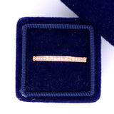 14K Rose Gold .13  Carat Total Weight Diamond Stackable Band