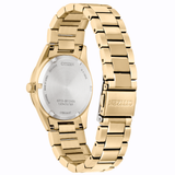 Women's Citizen Sport Luxury White Dial Stainless Steel Bracelet Band Watch
