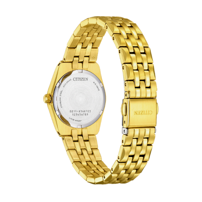 Womens' Citizen Quartz Gold Tone Stainless Steel Bracelet Watch