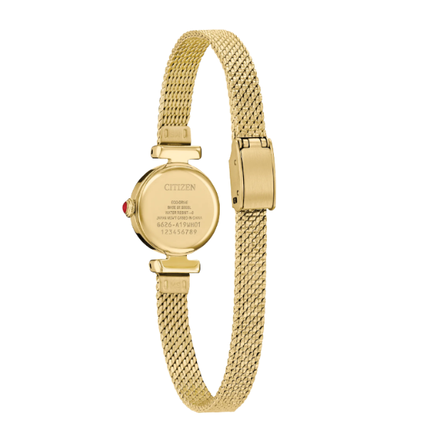 Citizen Women's Classic Fio Two Hand Gold Tone Stainless Steel Mesh Bracelet Watch