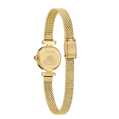 Citizen Women's Classic Fio Two Hand Gold Tone Stainless Steel Mesh Bracelet Watch