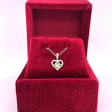 Sterling Silver August Birthstone Heart Pendant Necklace 15," Little Girl Jewelry