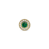 Kelly Waters Gold Vermeil Silver Pendant Charm Featuring a Simulated May Birthstone