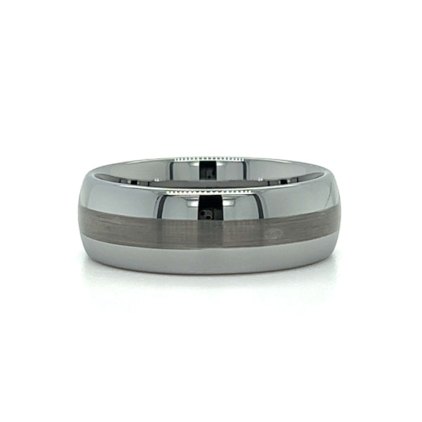 Men's Tungsten 8mm Comfort Fit Wedding Band Size 11