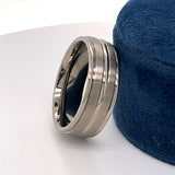 Men's 8mm Titanium Wedding Band Size 11