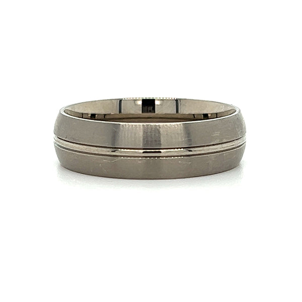Men's Titanium 7mm Wedding Band Size 12