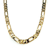 Forever Gold 7mm Figaro Necklace 18"