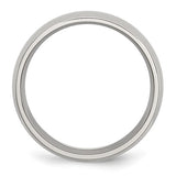 Stainless Steel 7mm Wedding Band Size 7