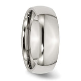 Stainless Steel 7mm Wedding Band Size 5