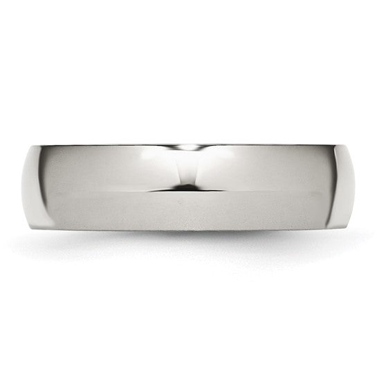 Stainless Steel 6mm Wedding Band Size 5