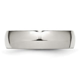 Stainless Steel 6mm Wedding Band Size 5