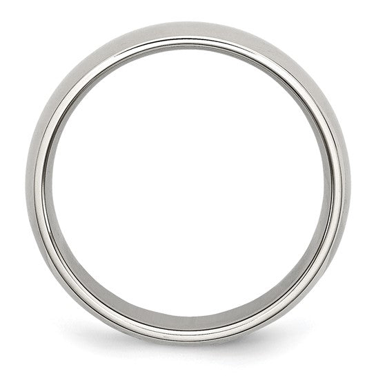 Stainless Steel 6mm Wedding Band Size 9