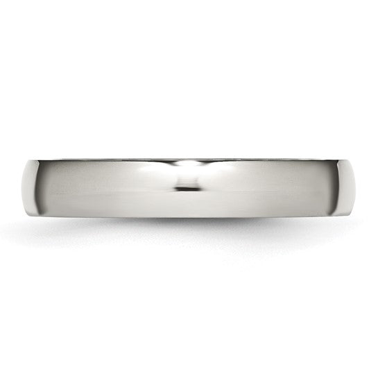 Stainless Steel 4mm Wedding Band Size 13
