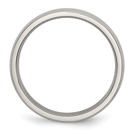 Stainless Steel 4mm Wedding Band Size 12