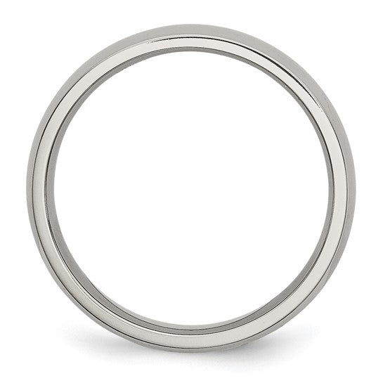 Stainless Steel 5mm Wedding Band Size 11