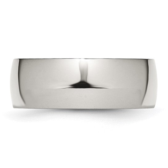 Stainless Steel 6mm Wedding Band Size 12