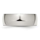 Stainless Steel 6mm Wedding Band Size 12