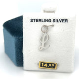 Silver Small Script "L" Charm
