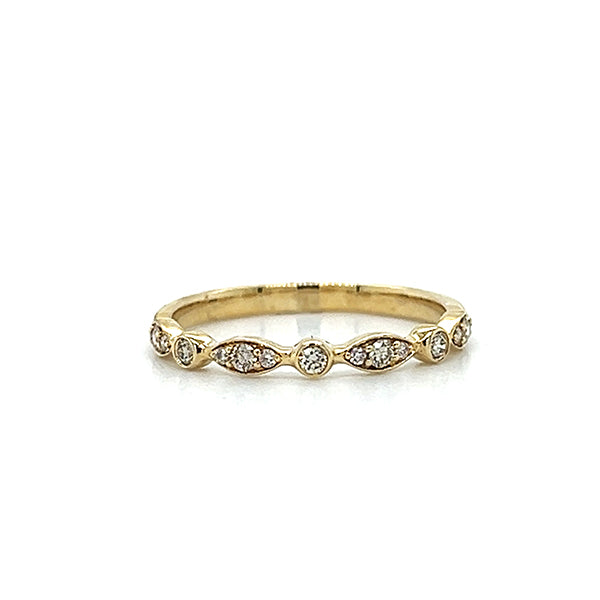Diamond Wedding Bands  -  Women's