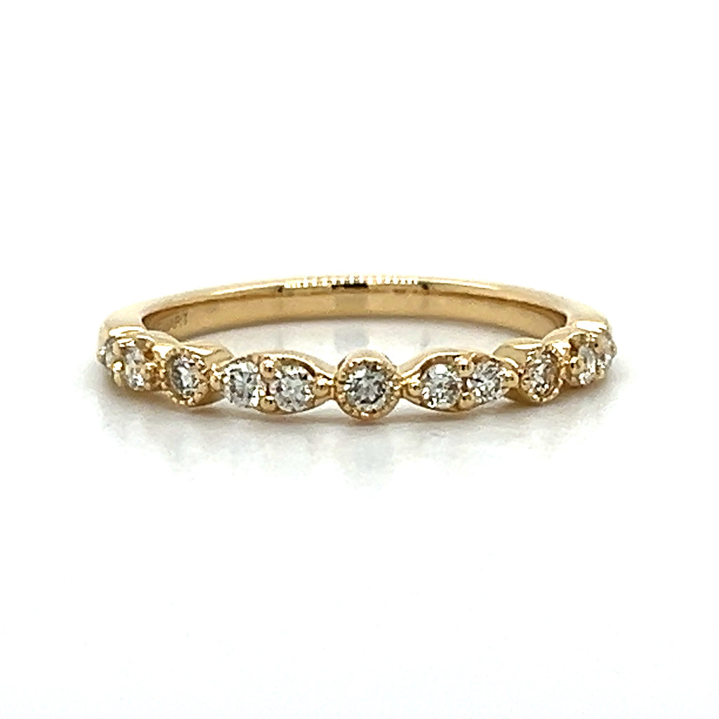 Diamond Wedding/Anniversary/Stackable Bands  -  Women'