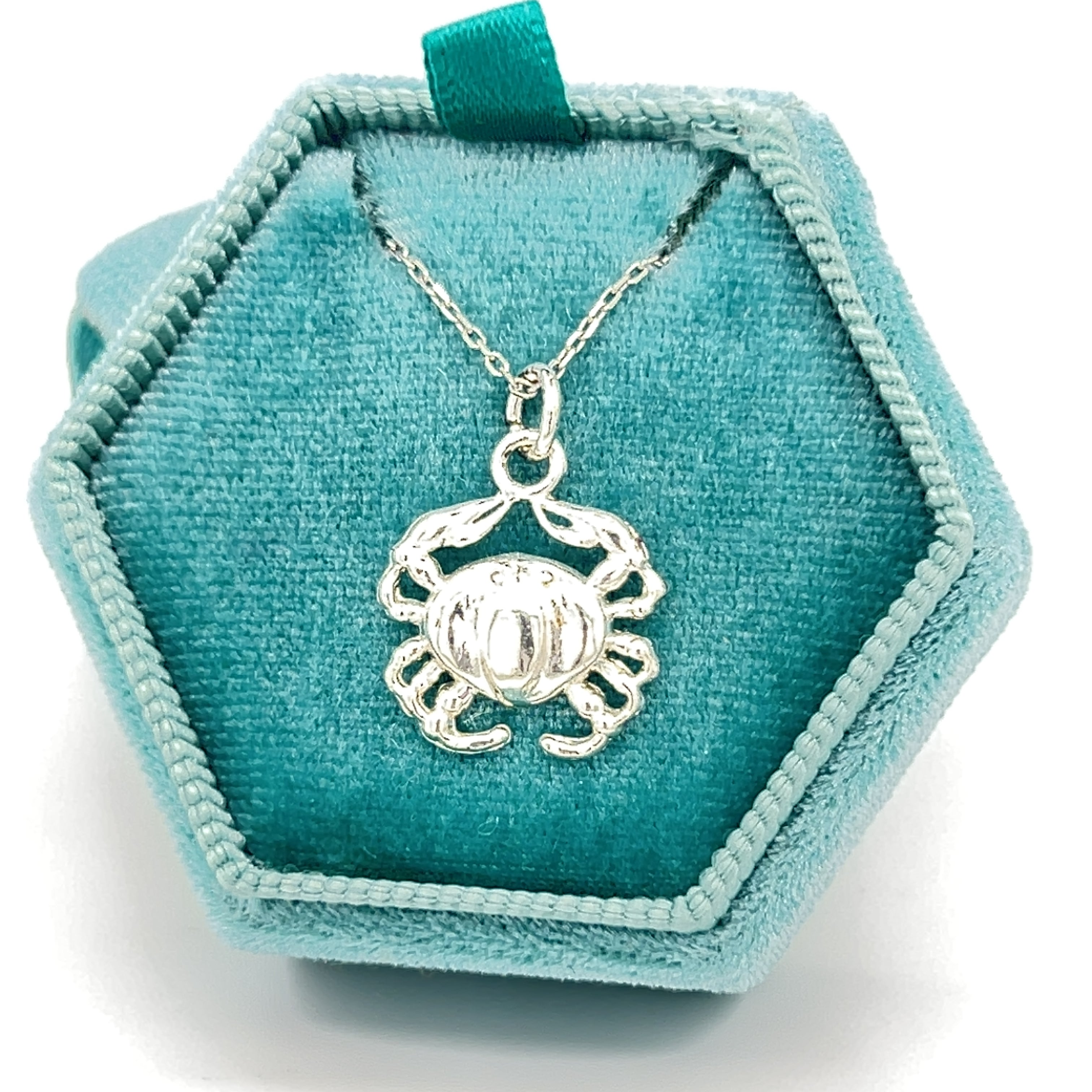 Silver Crab Pendant