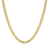 Men's 18K Gold IP Titanium Curb Chain Necklace
