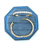 14K Yellow Gold 2.02CTW Lab Grown Diamond In-Out Hoop Earrings