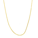 10K Yellow Gold 0.7mm Diamond Cut Wheat Superflex Chain 18"
