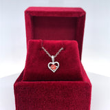 Sterling Silver January Birthstone Heart Pendant Necklace 15," Little Girl Jewelry