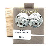 Sand Dollar Allergy Free Earrings