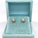14K Yellow Gold JK I1-I2  3/4 Carat Total Weight Diamond Stud Earrings