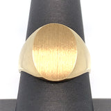 10K Yellow Gold 6.7 gram 17mm X 12mm Signet Ring WT1222HL Estate