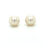14K Yellow Gold 7mm Pearl Stud Earrings