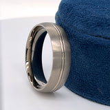 Men's Titanium 7mm Wedding Band Size 12
