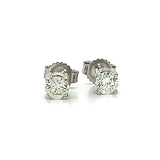 "Ashlyn 30" – 14K White Gold 1/3 Carat Total Weight Diamond Stud Earrings