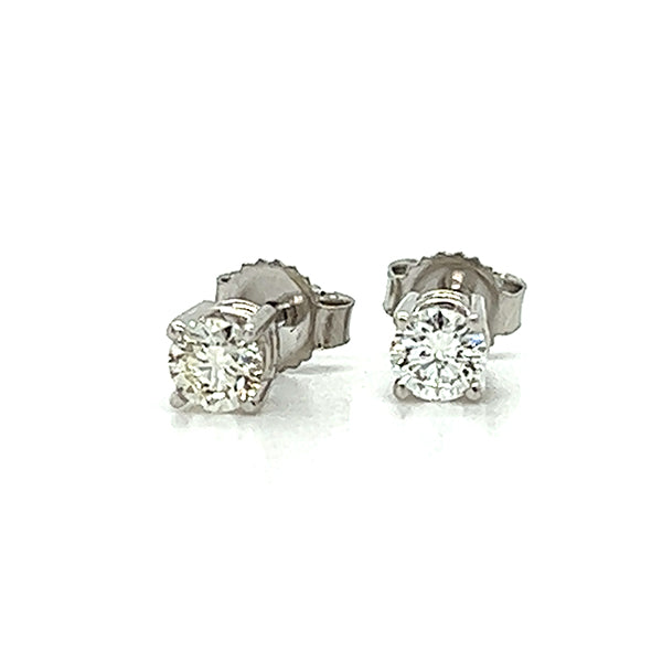 "Ashlyn 30" – 14K White Gold 1/3 Carat Total Weight Diamond Stud Earrings