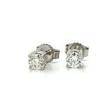 "Ashlyn 30" – 14K White Gold 1/3 Carat Total Weight Diamond Stud Earrings