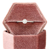 "Natasha" 14K White Gold .18 Carat Total Weight (33 Round) Diamond Ring