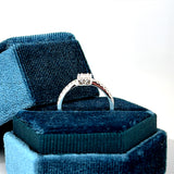 14K White Gold 0.46 Carat Total Weight Bridal Engagement Ring