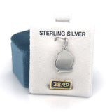 Sterling Silver Small Polished Girl's Head Charm