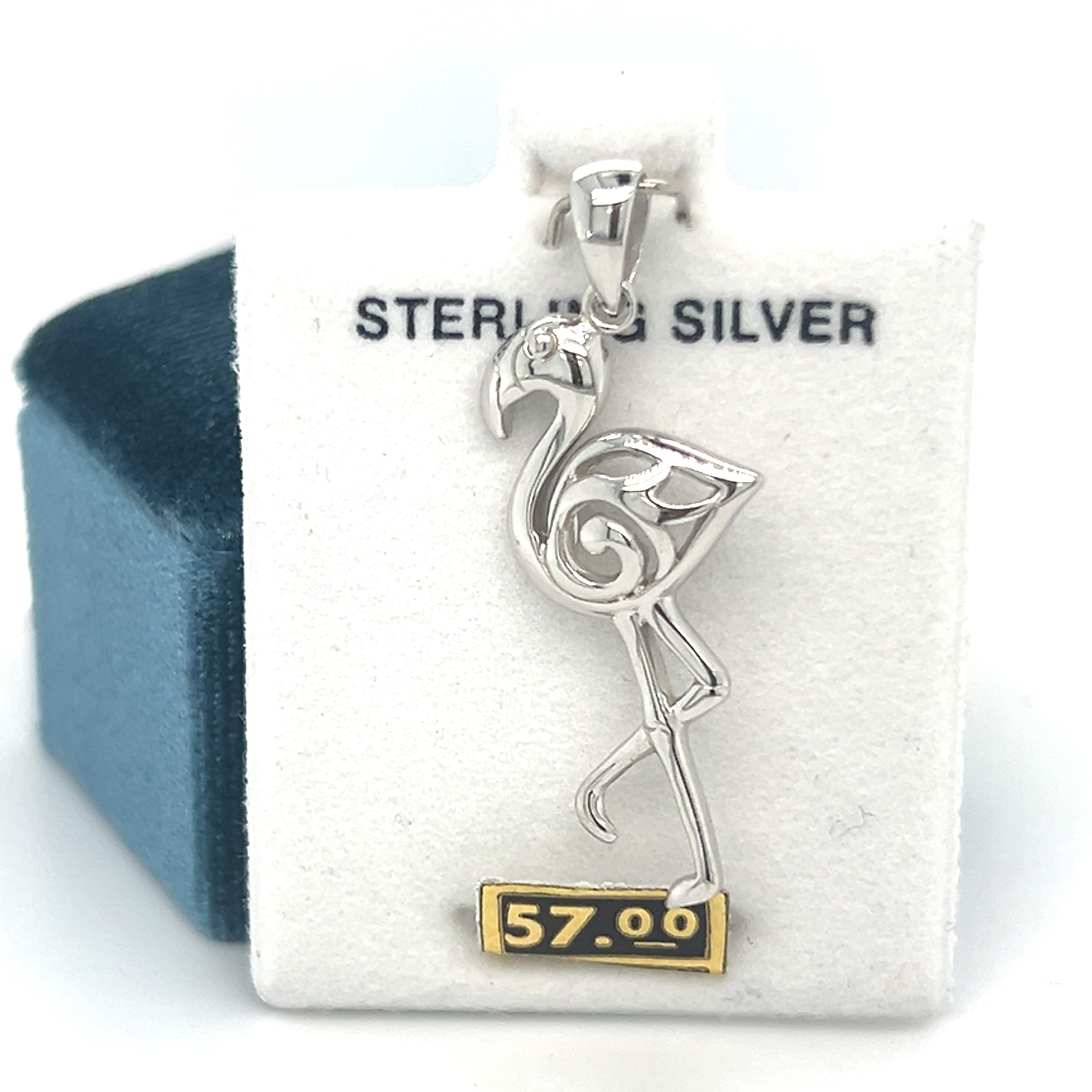 Sterling Silver Flamingo Charm