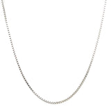 Silver Box Chain 18"