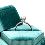 14K White Gold 1.33CTW Diamond Engagement Ring