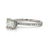 14K White Gold 1.33CTW Diamond Engagement Ring