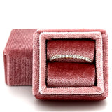 14K Yellow Gold 1/6 Carat Total Weight Diamond Band