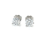 14K White Gold 1.78CT Lab Grown Diamond Stud Earrings