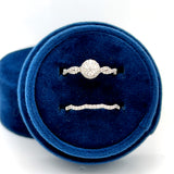 10K Yellow Gold 1/2  Carat Total Weight Diamond Bridal Set